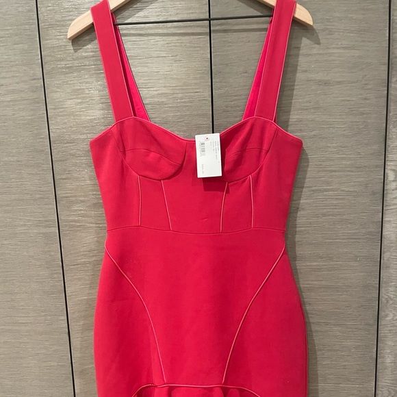 Jonathan Simkhai ruffle hem bustier dress - Picture 7 of 8